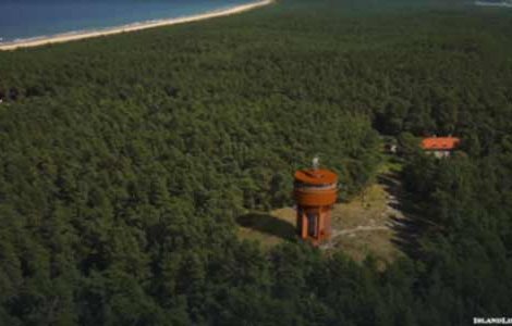 На польском острове Собешево придумали, как привлекать туристов водонапорной башней